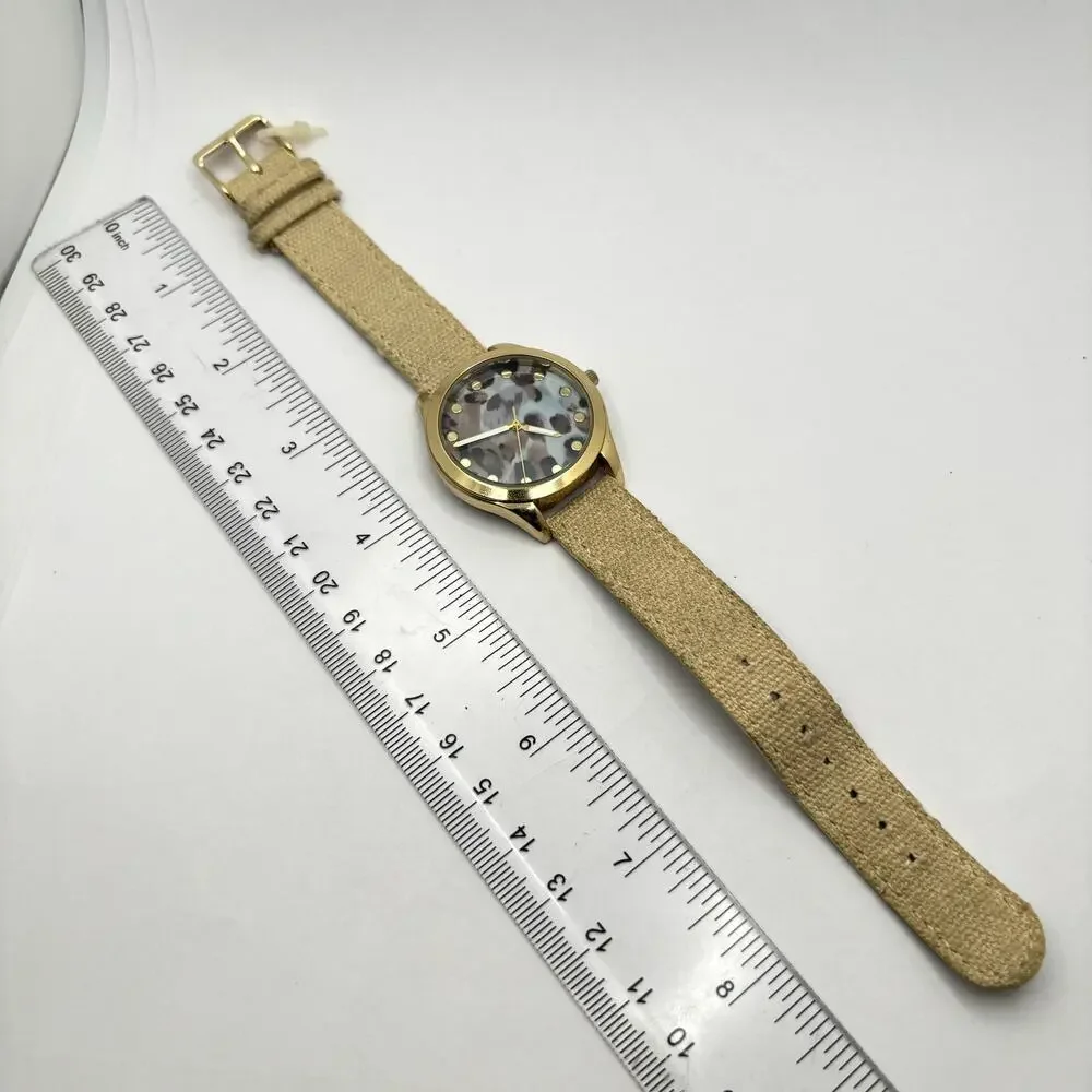 Gold & Brown Men's Watch